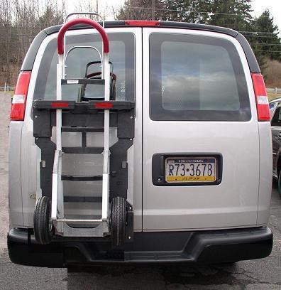 Chevy 2500 delivery van  HTS-20S Swing Mount