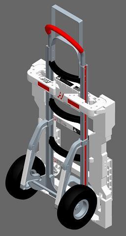 FEDEX WHITE HTS DIRECT MOUNT  MAGLINER HAND TRUCK