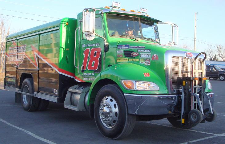 Peterbilt 335 Interstate Battery delivery truck