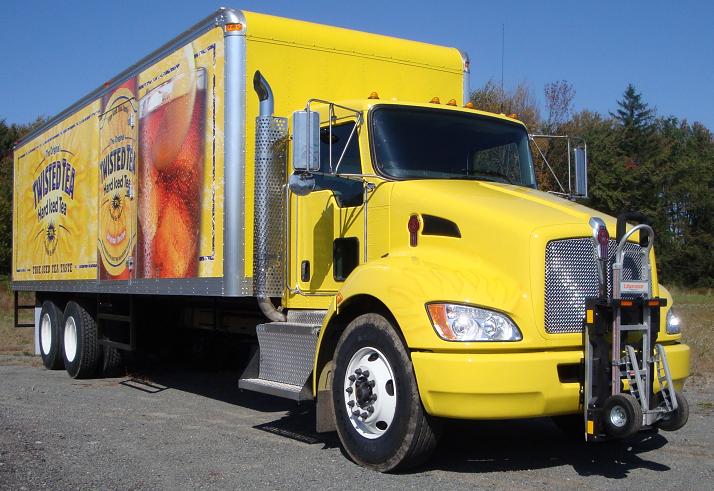 Twisted Tea Kenworth beverage truck