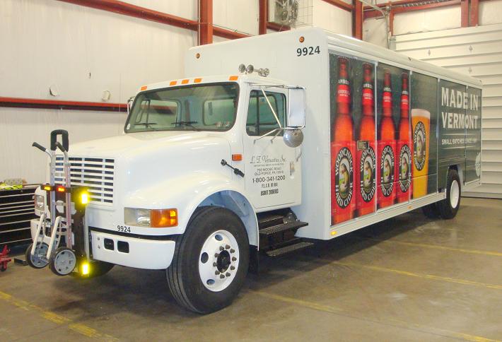 Woodchuck Hard Cider Navistar beverage truck